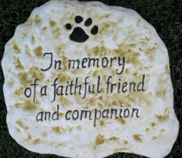 Memorial - Pet In Loving Memory Of A Faithful Friend And Companion - Click Image to Close
